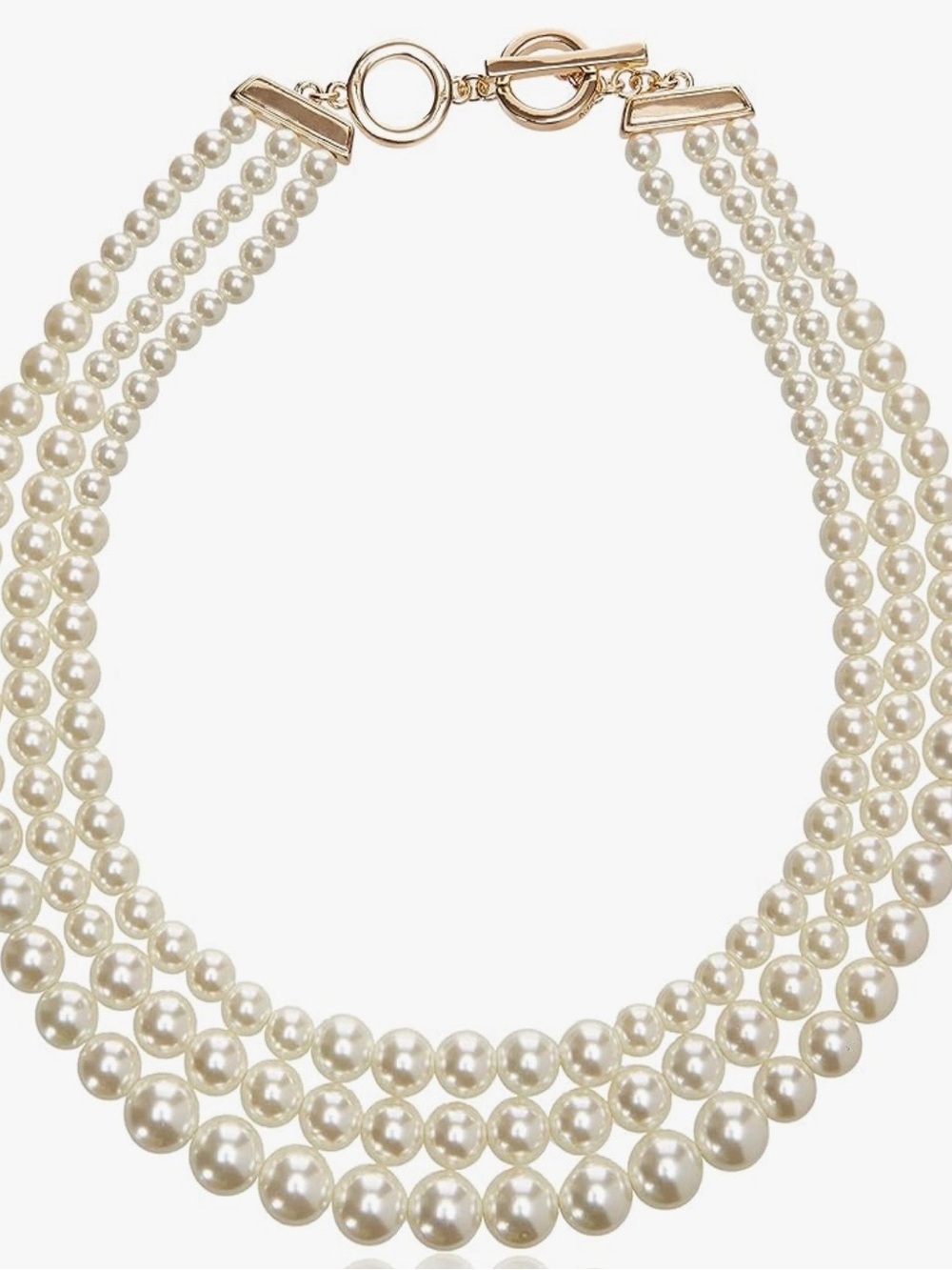 Anne Klein Women’s 17” Pearl Collar Necklace with extender